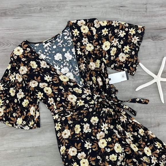 🔆RIP CURL🔆 SUNSET HAZE WRAP DRESS - Picture 7 of 11